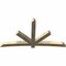 Ekena Millwork Alberta Rough Sawn Timber Gable Bracket, Douglas Fir, 108"W x 58"H x 6"D x 6"F, 13/12 Pitch GBW108X58X0606ALB00RDF - alternate 3